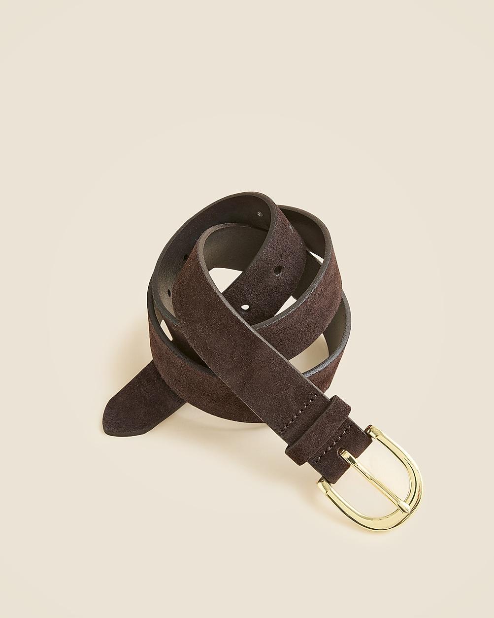 Classic belt in suede by J.CREW