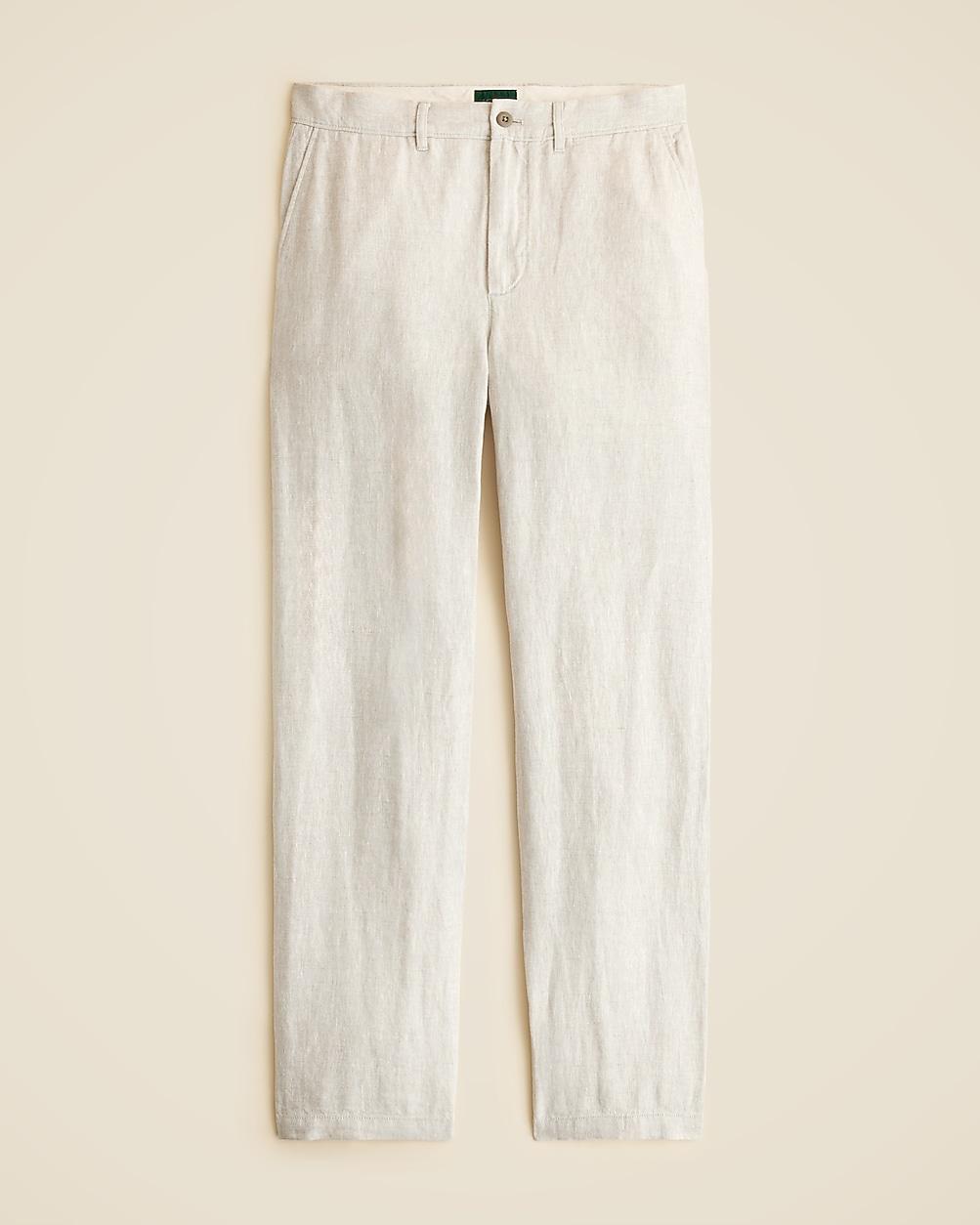 Classic-fit linen trouser by J.CREW
