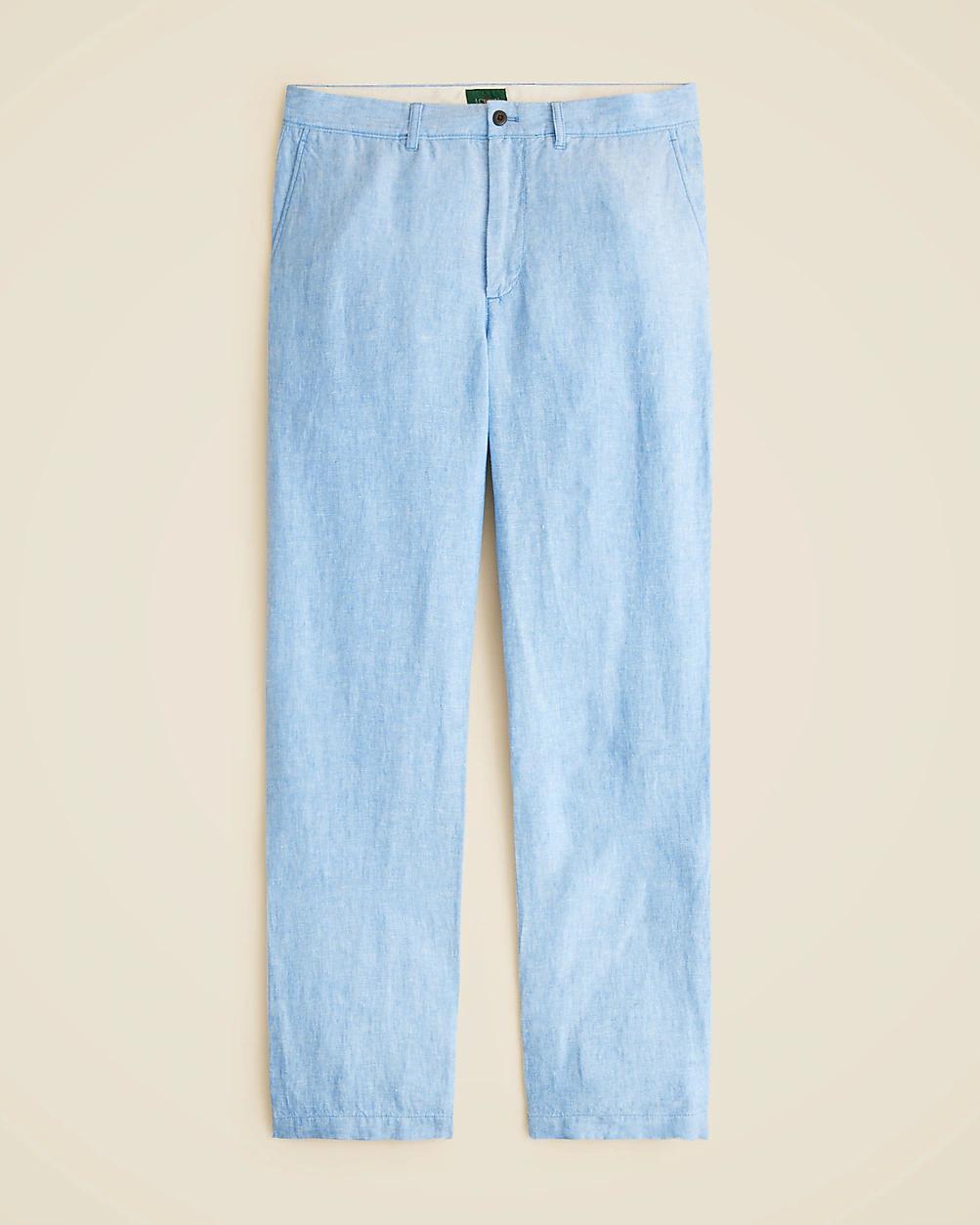 Classic-fit linen trouser by J.CREW