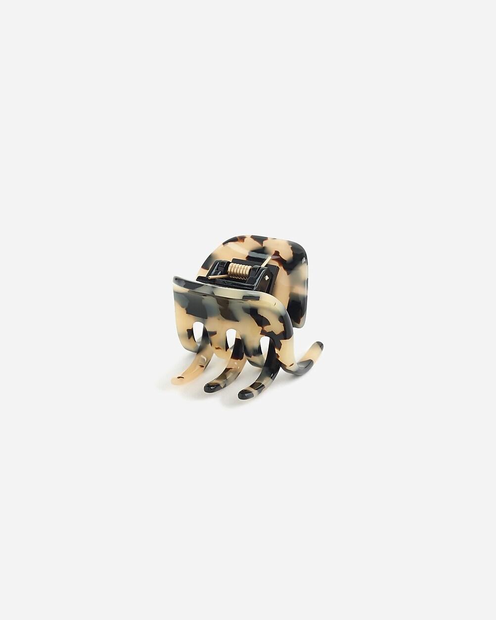 Classic hair clip in Italian tortoise by J.CREW