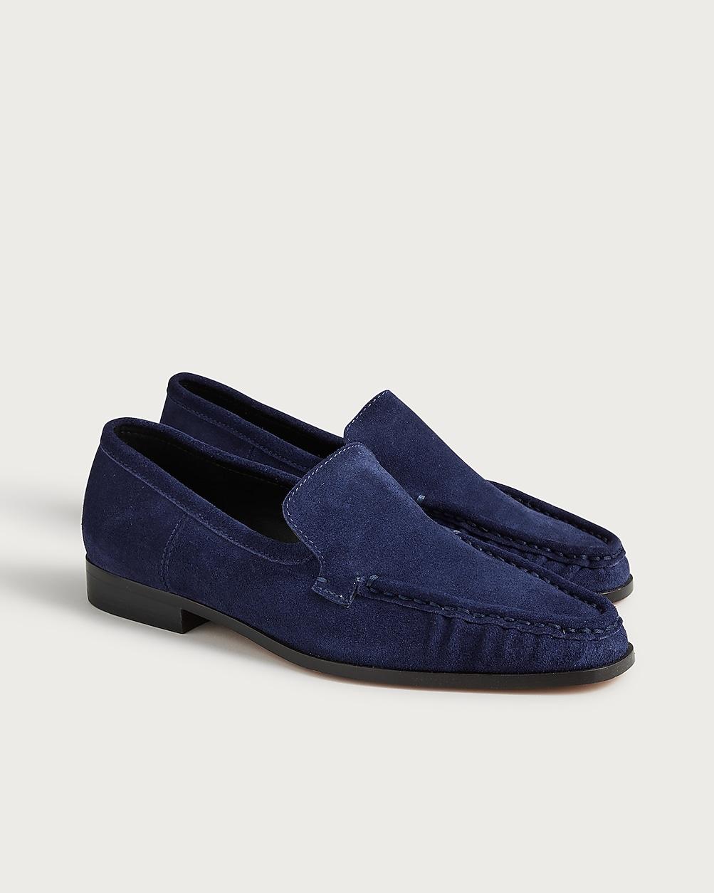 Classic loafers in suede by J.CREW