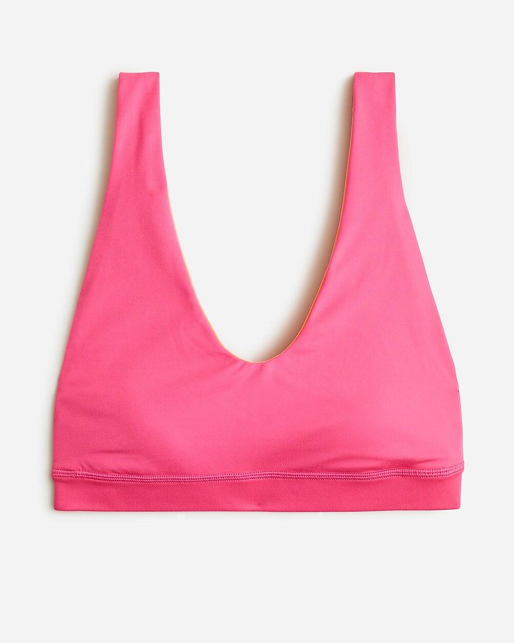 CloudStretch V-neck sports bra by J.CREW