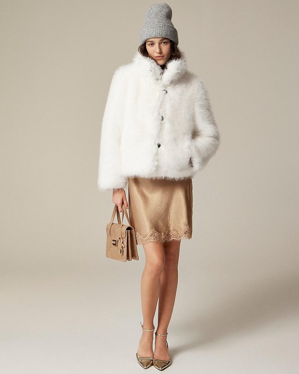 Collection faux-fur jacket by J.CREW