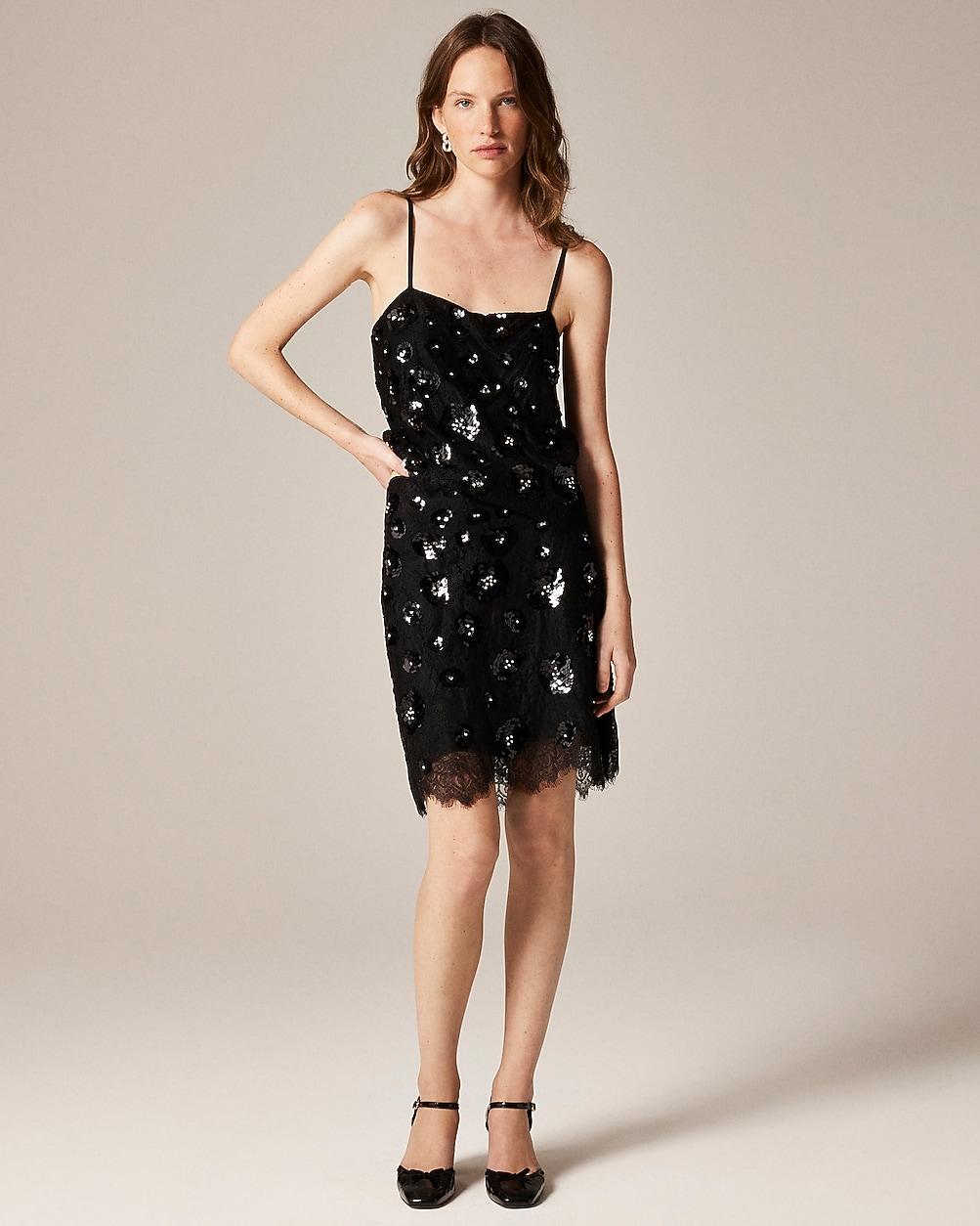 Collection lace-trim skirt with embellishments by J.CREW