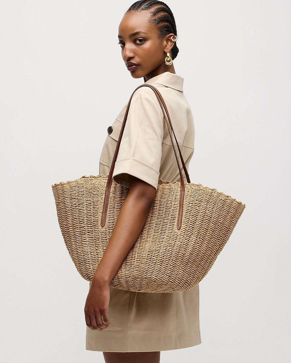 Como woven tote by J.CREW