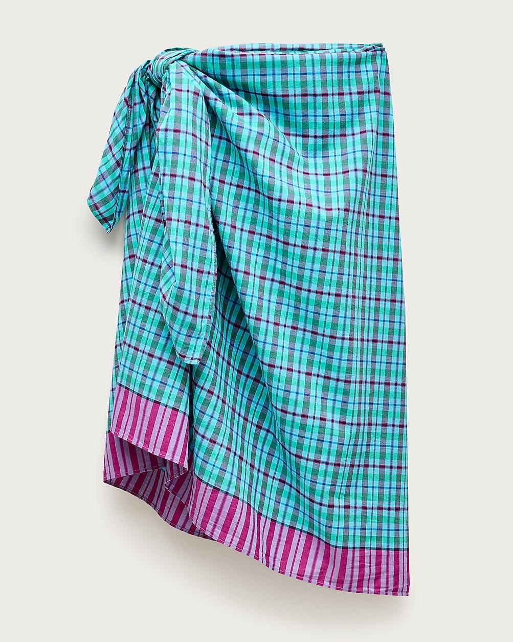 Convertible Indian madras sarong by J.CREW