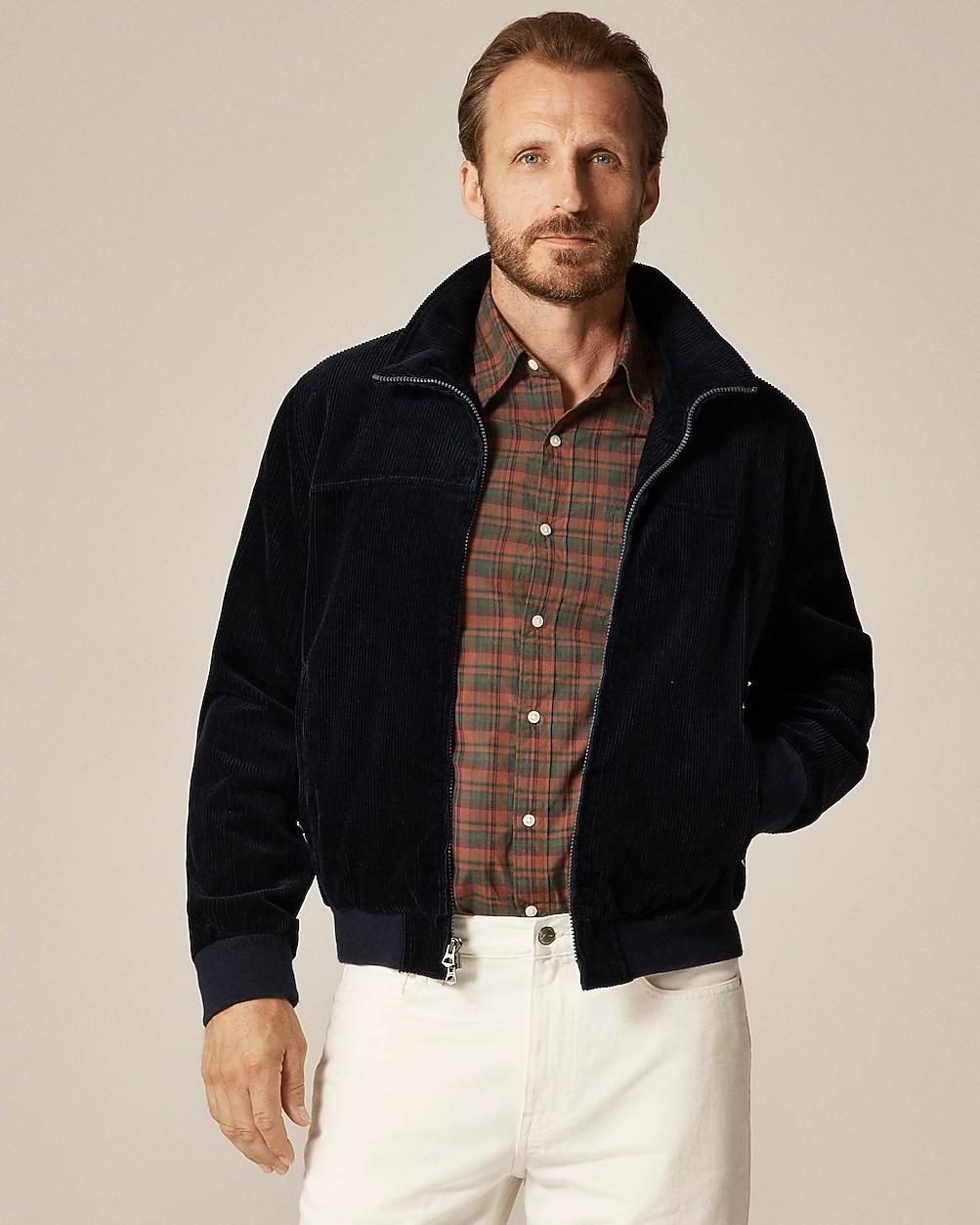 Corduroy jacket with wool-blend lining by J.CREW