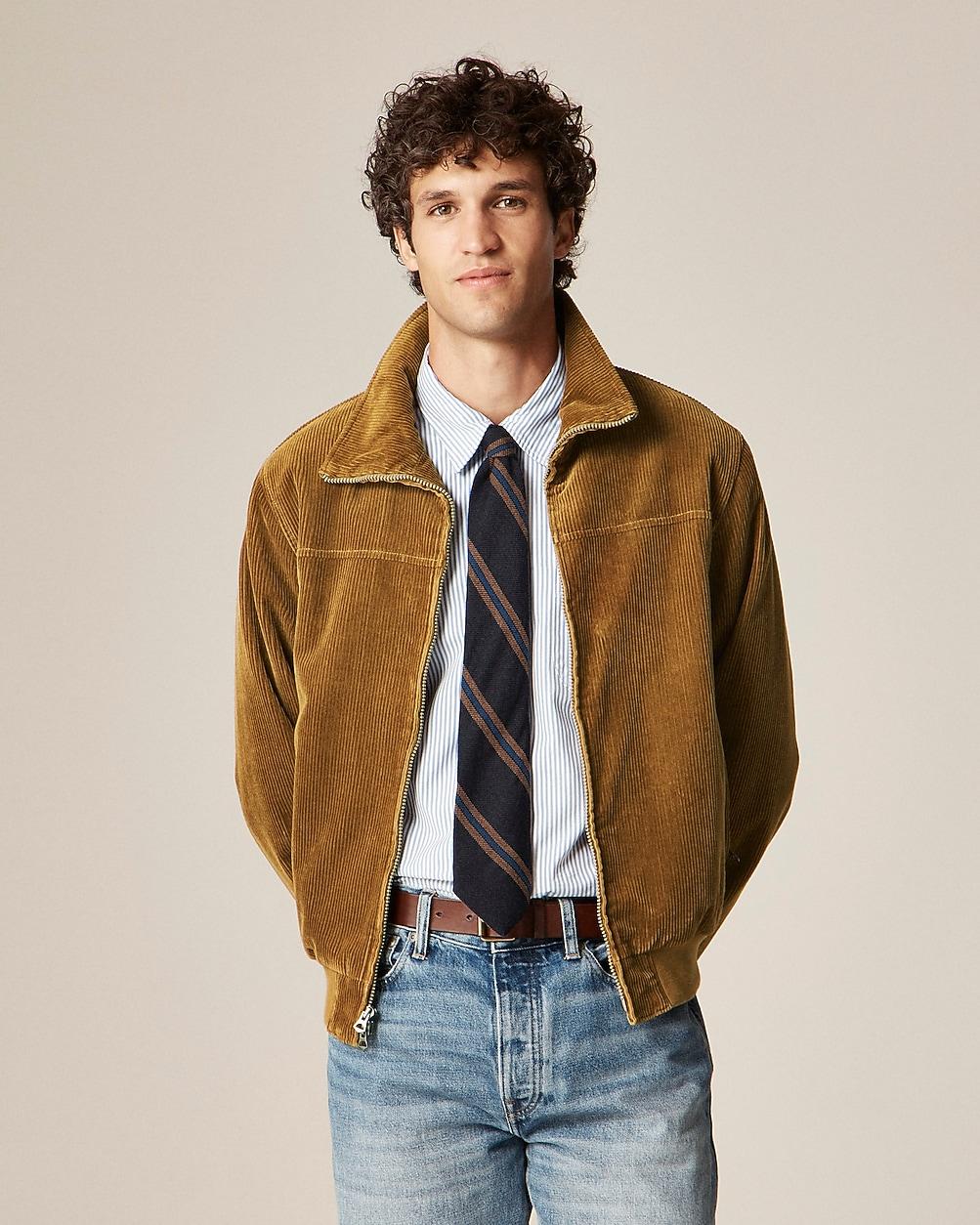 Corduroy jacket with wool-blend lining by J.CREW