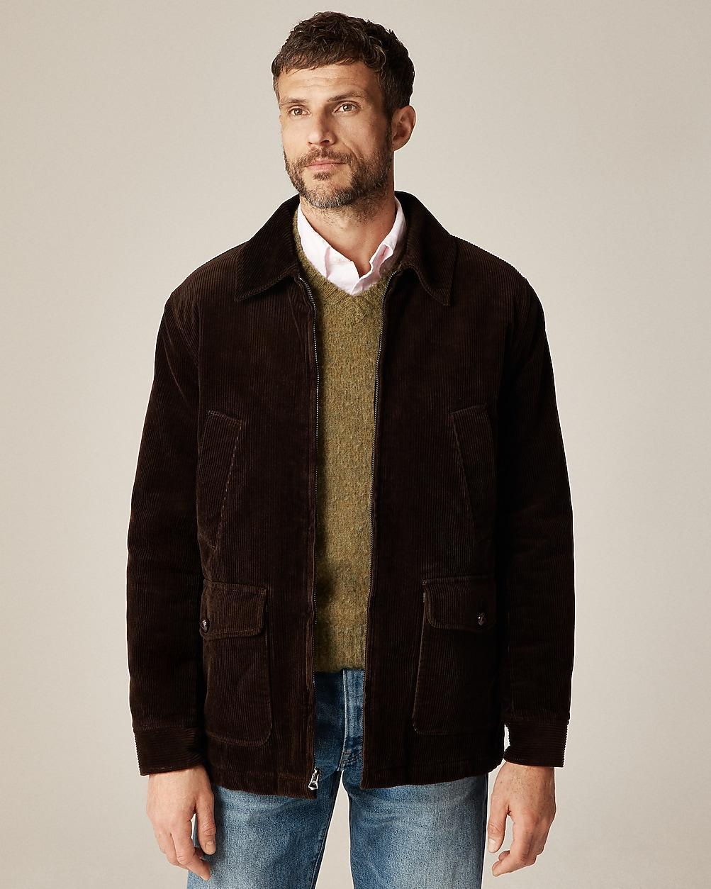 Corduroy lodge jacket with PrimaLoft® by J.CREW