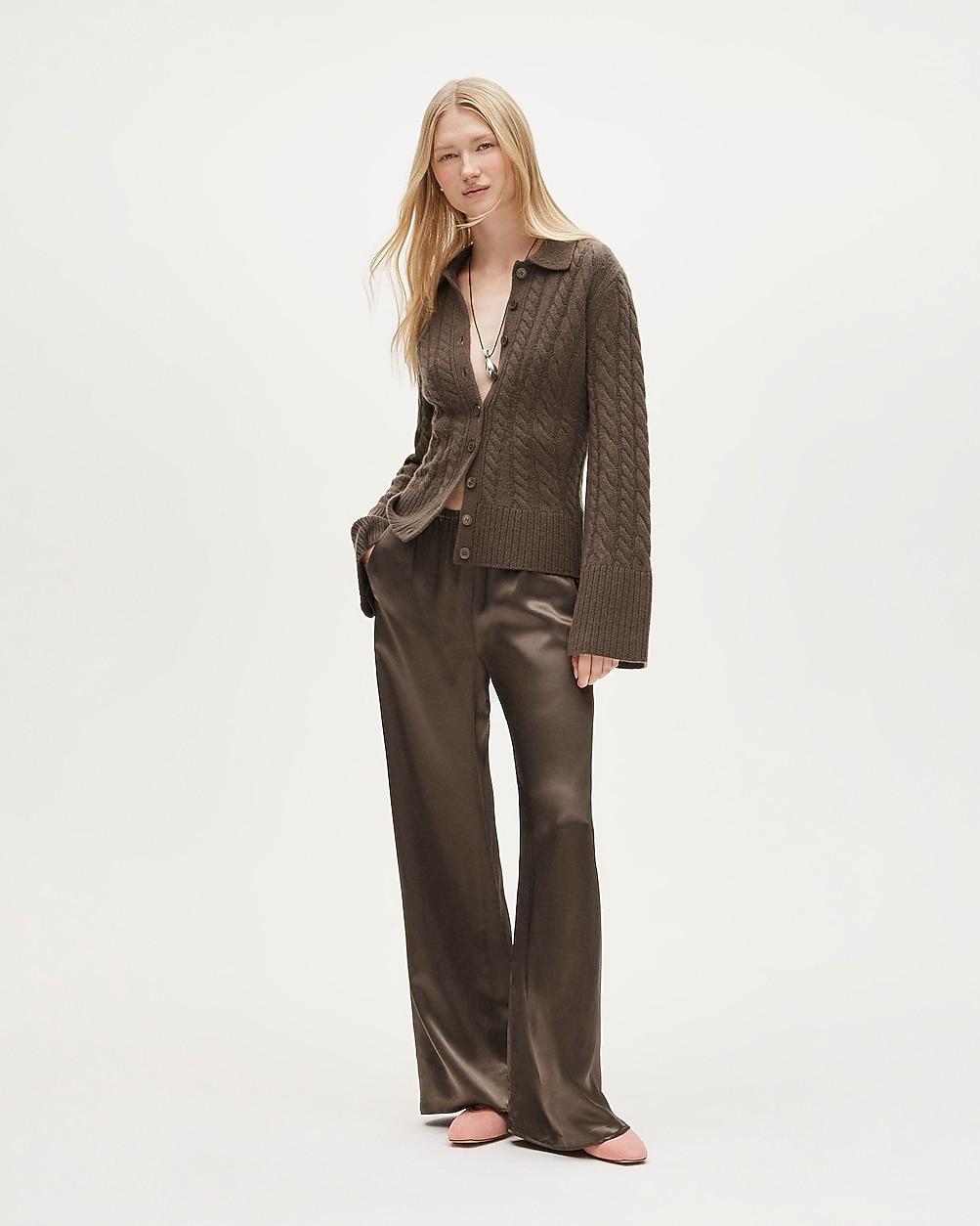 Cosmo pant in luster charmeuse by J.CREW