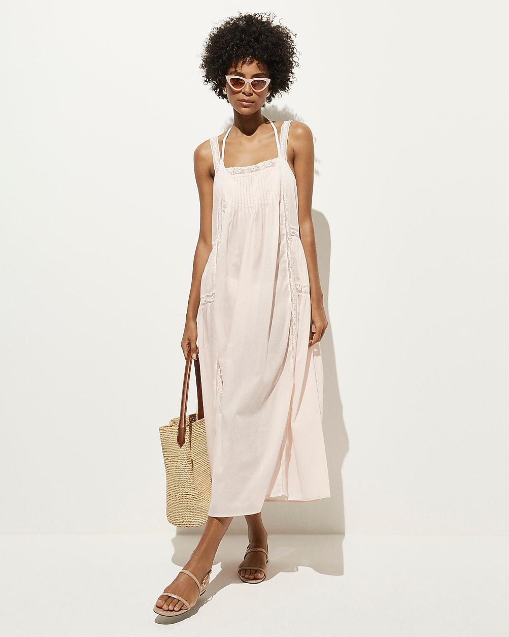 Cotton voile lace-trim sundress by J.CREW Cotton voile lace-trim sundress by J.CREW