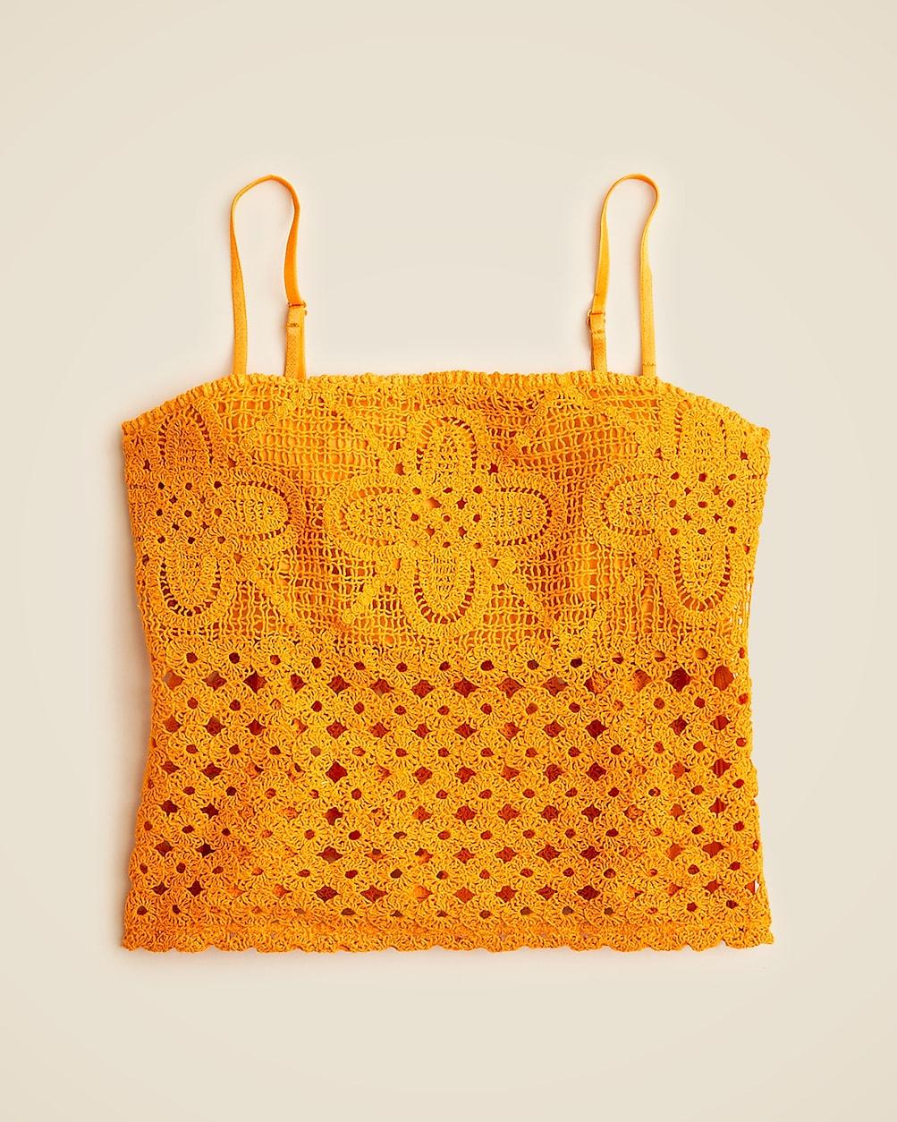 Crochet bandeau tank top by J.CREW