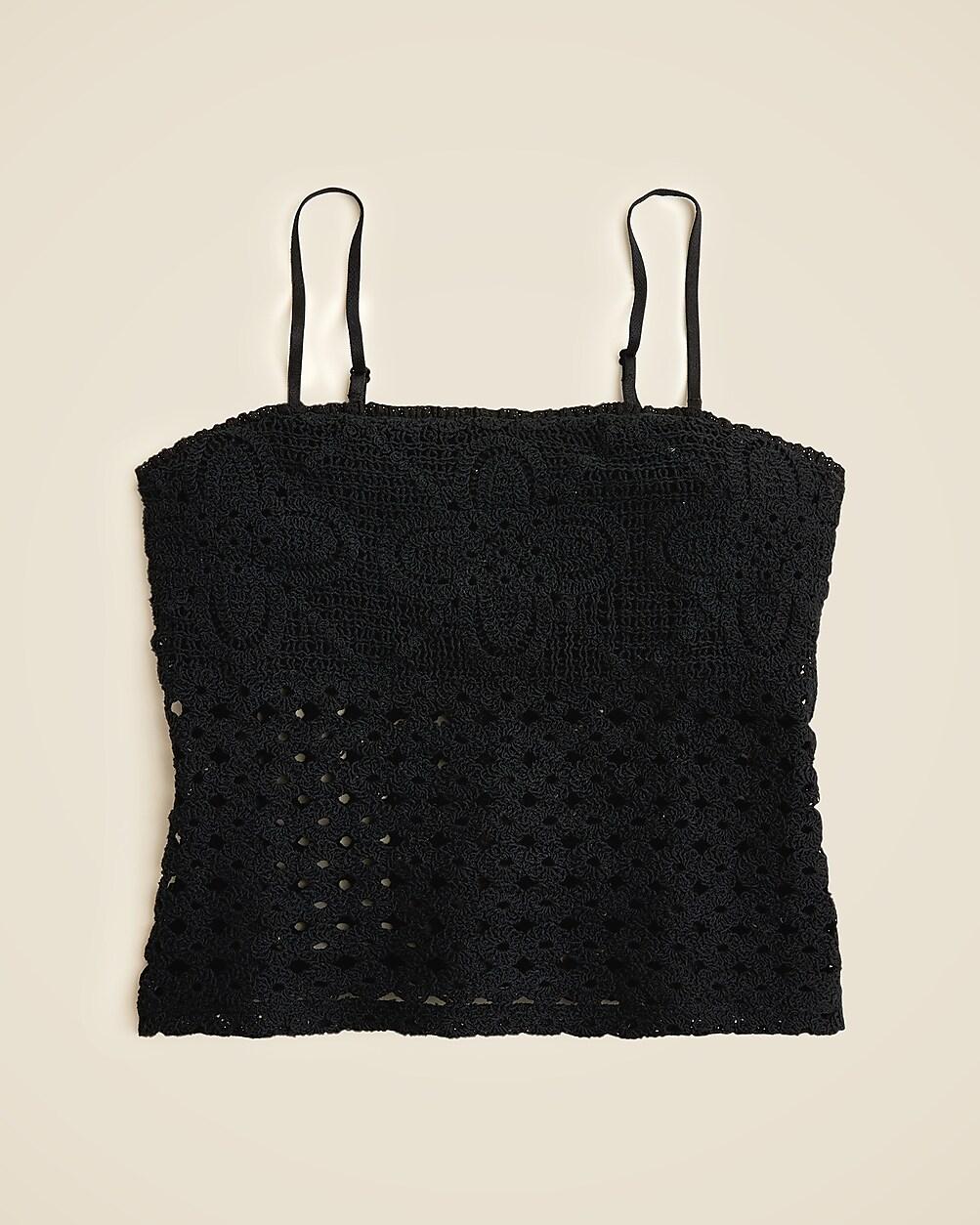 Crochet bandeau tank top by J.CREW
