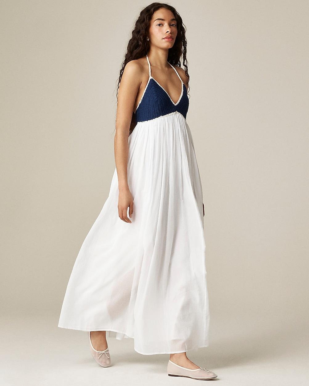 Crochet mixy dress by J.CREW