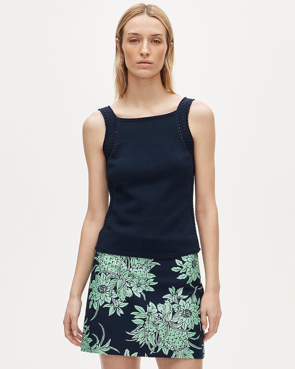 Crochet sweater-tank by J.CREW