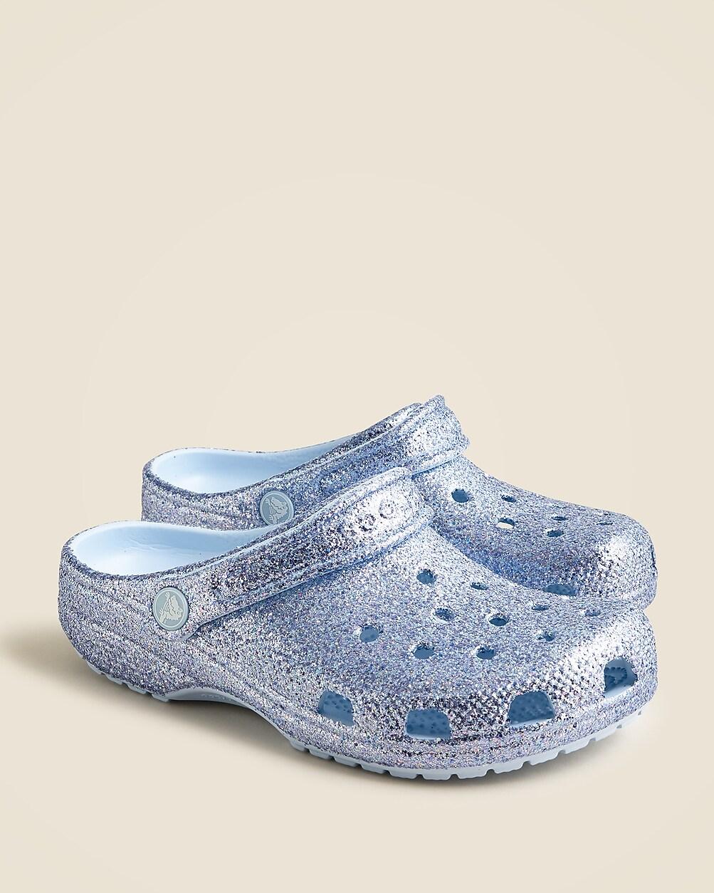 Crocs™ kids' classic chunky glitter clogs by J.CREW