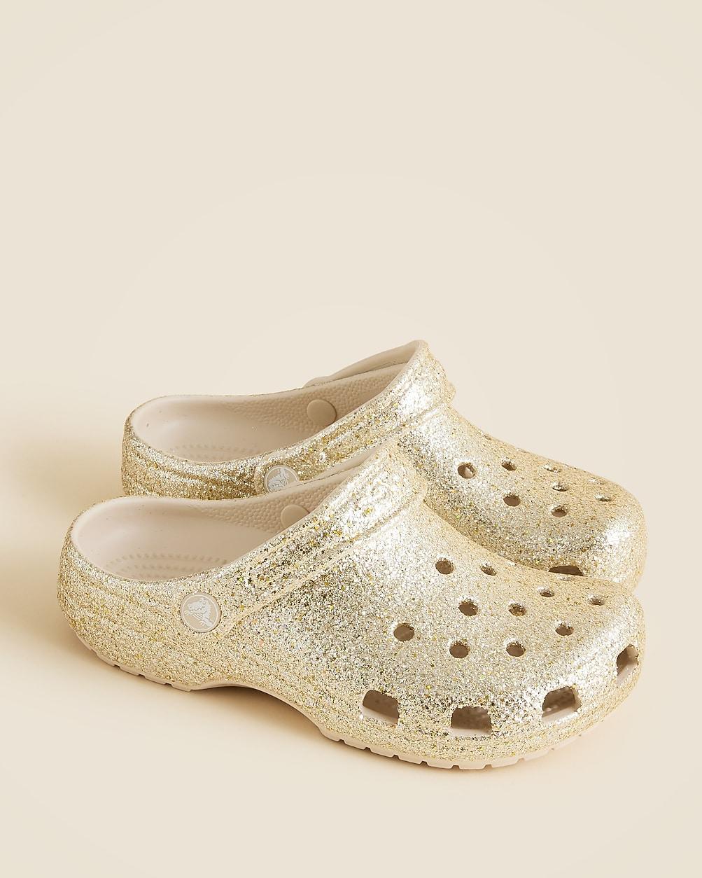 Crocs™ kids' classic chunky glitter clogs by J.CREW