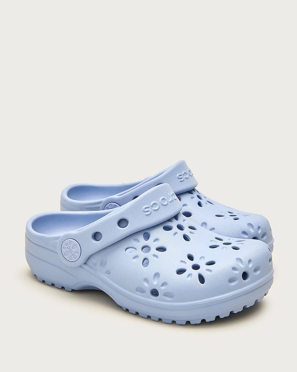 Crocsâ¢ kids' classic floral cutout clogs by J.CREW