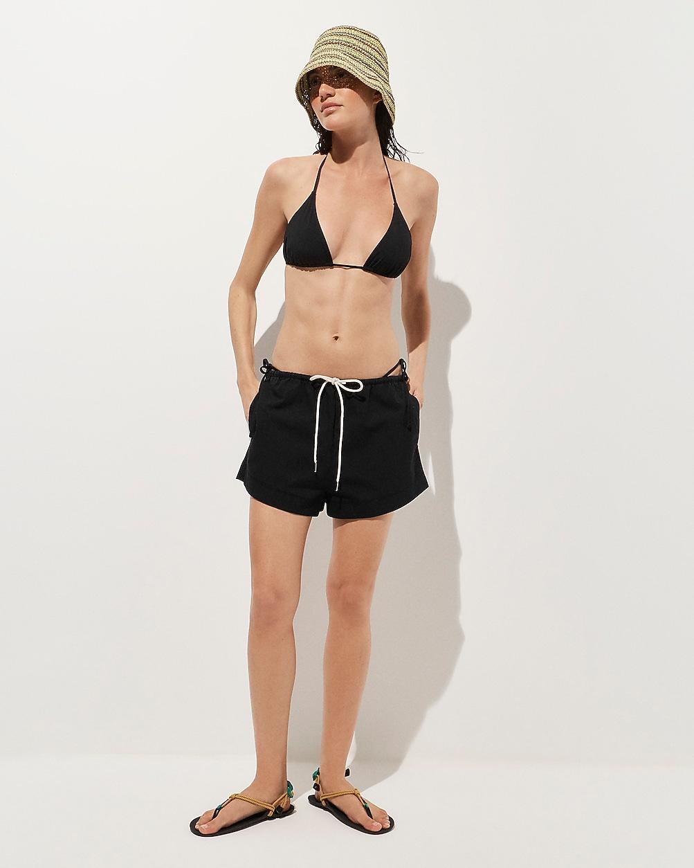Cruise drawstring short in cotton poplin by J.CREW