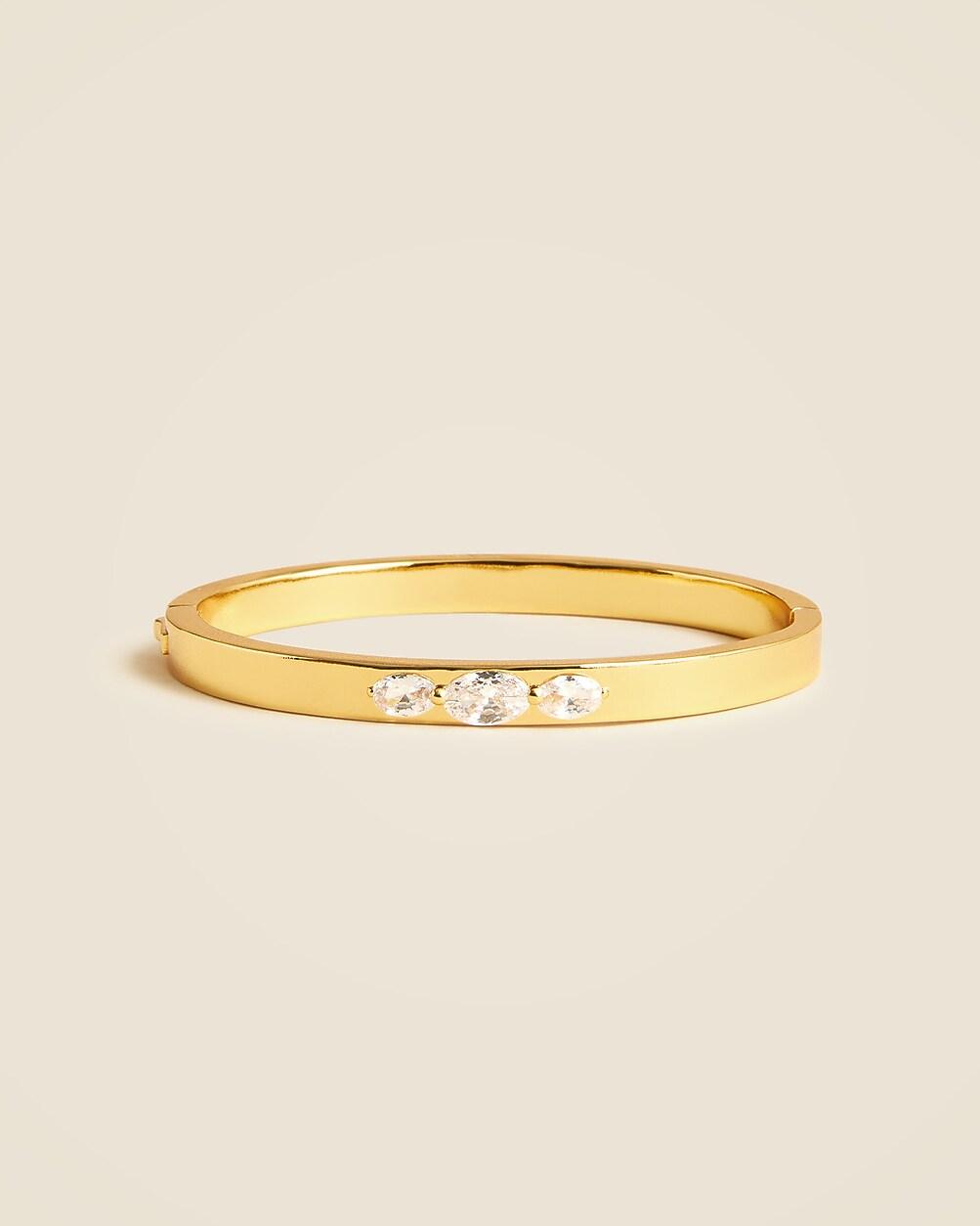 Crystal hinge bracelet by J.CREW