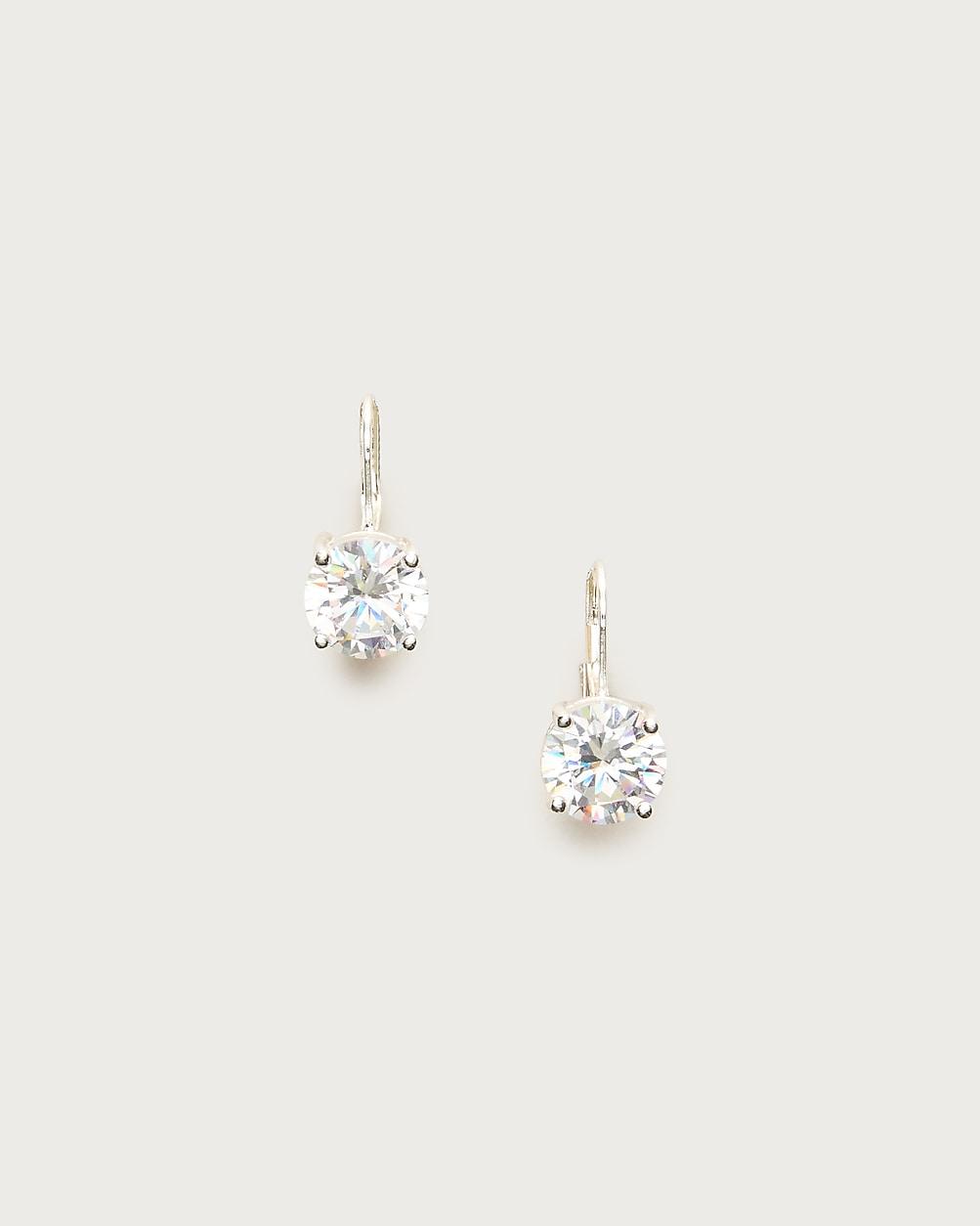 Cubic zirconia drop earrings by J.CREW