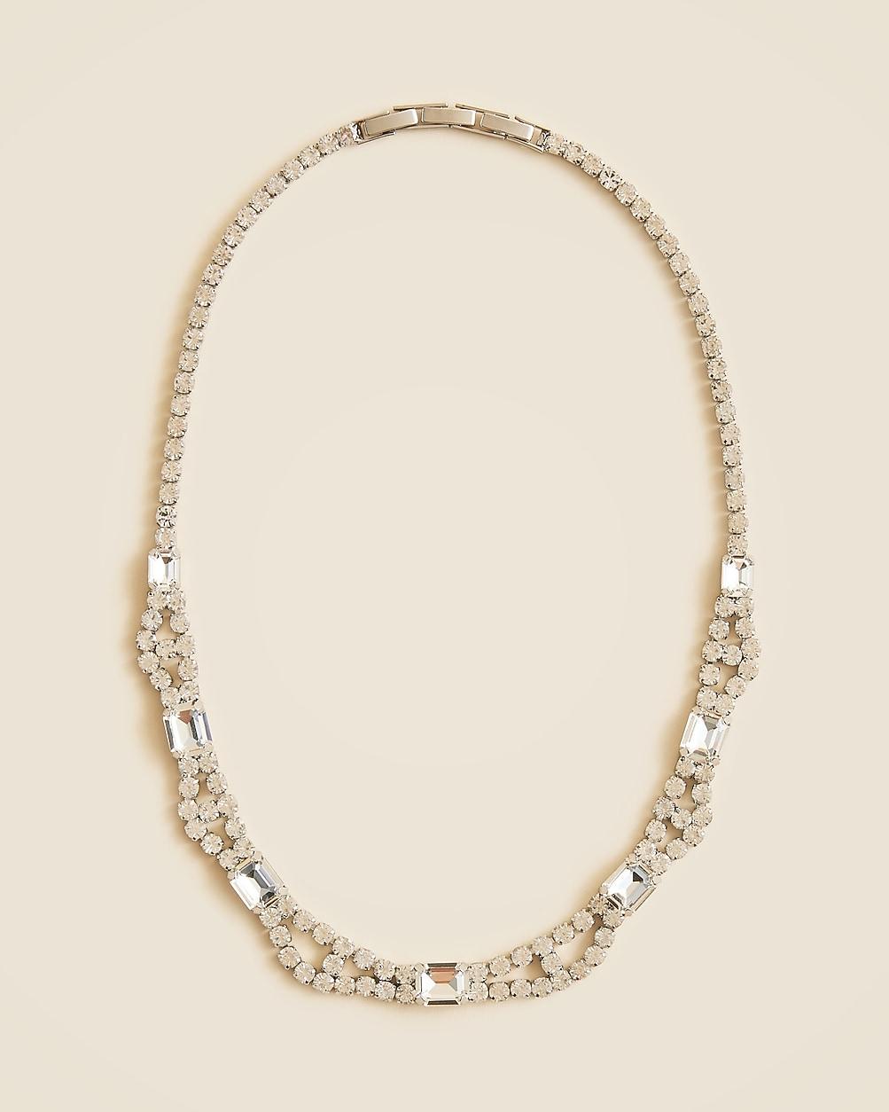 Cupchain gemstone necklace by J.CREW