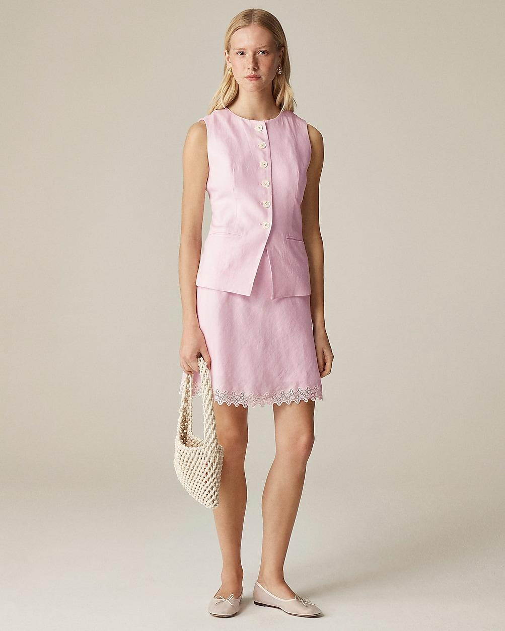 Cutaway vest top in linen by J.CREW Cutaway vest top in linen by J.CREW