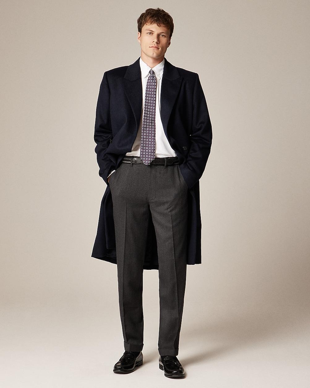 Double-breasted topcoat in English merino wool by J.CREW