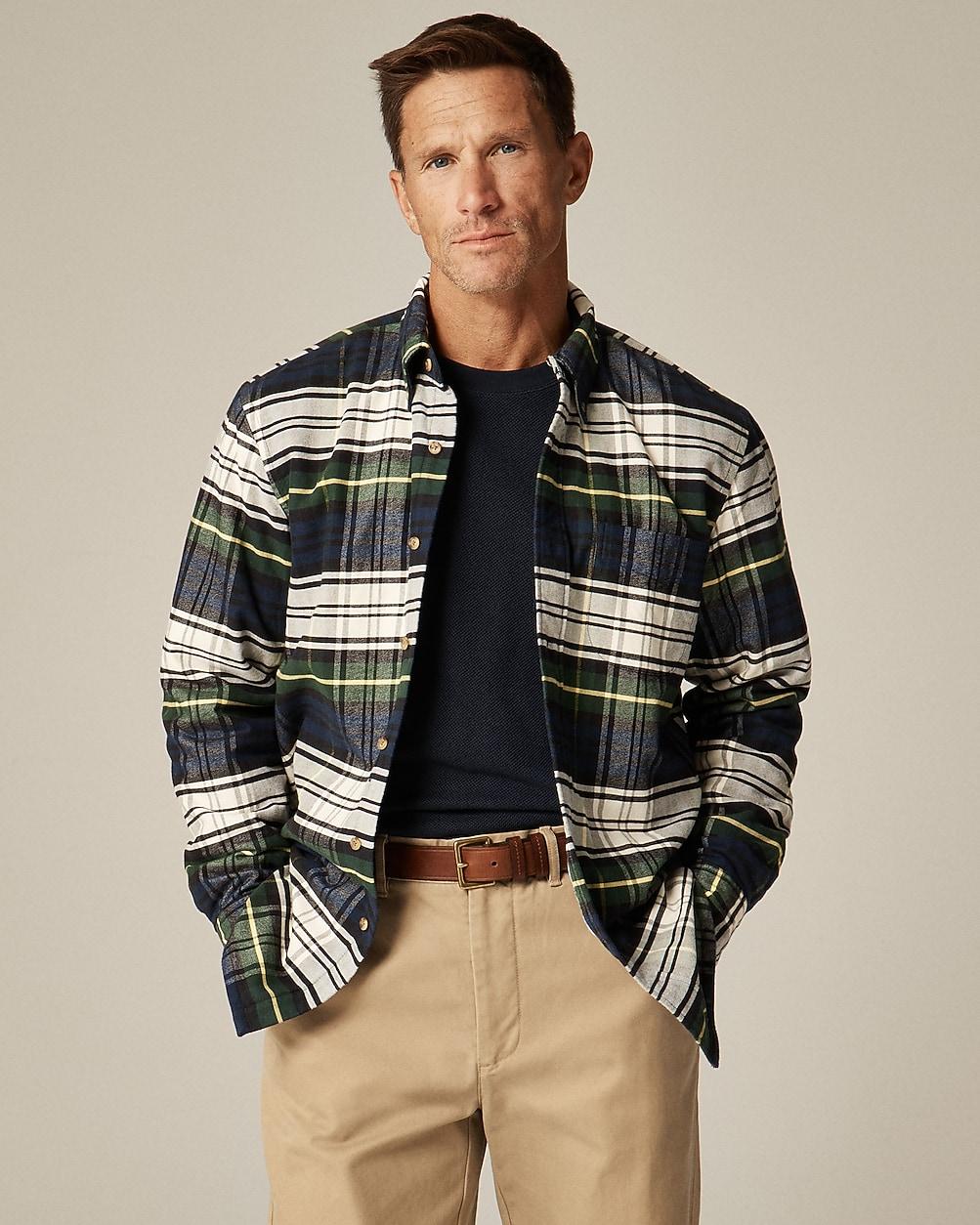Double-faced brushed cotton oxford overshirt by J.CREW Double-faced brushed cotton oxford overshirt by J.CREW