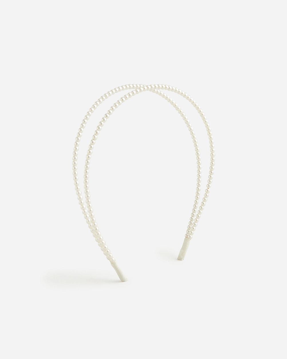 Double pearl headband by J.CREW
