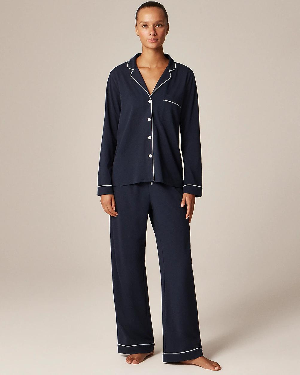 Dreamy cotton-blend pajama pant set by J.CREW