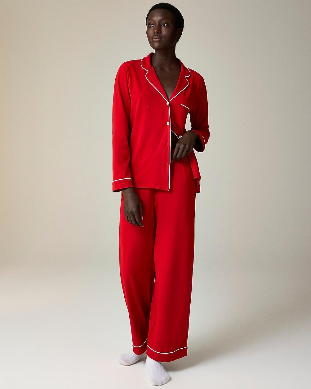 Dreamy cotton-blend pajama pant set by J.CREW