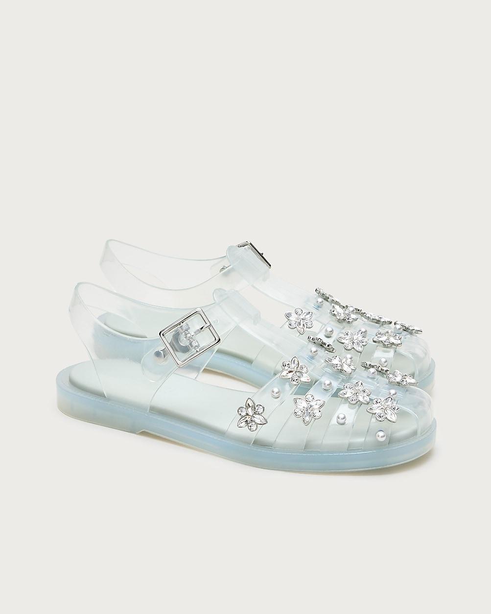 Embellished fisherman jelly sandals by J.CREW