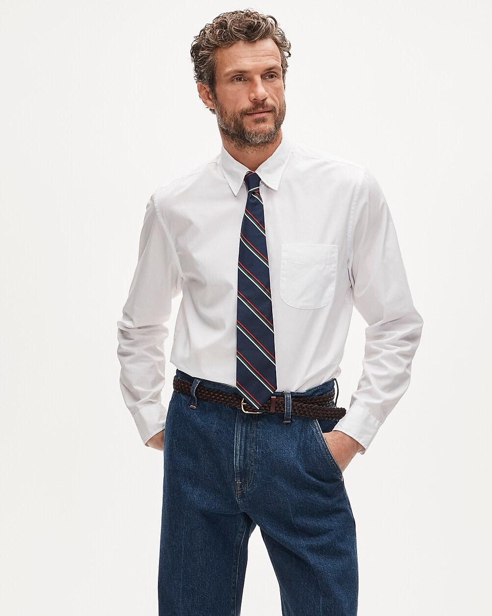 English silk tie in stripe by J.CREW
