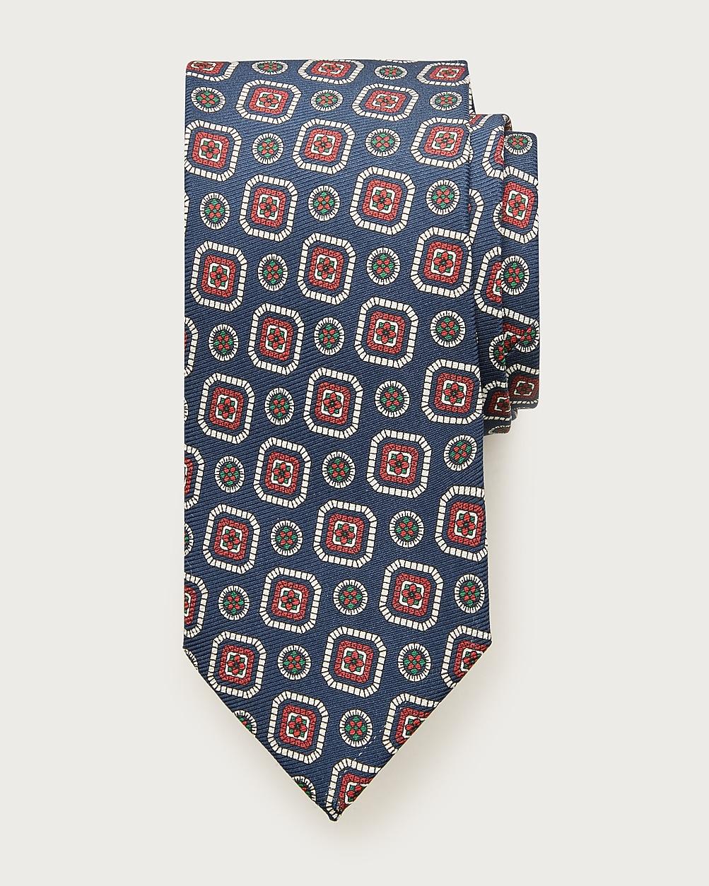 English silk twill printed tie by J.CREW