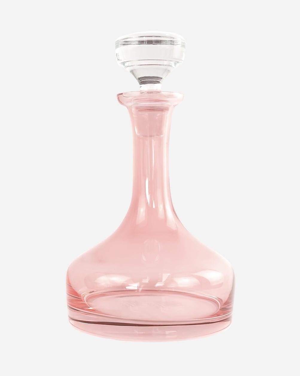 Estelle Colored Glass vogue decanter by J.CREW