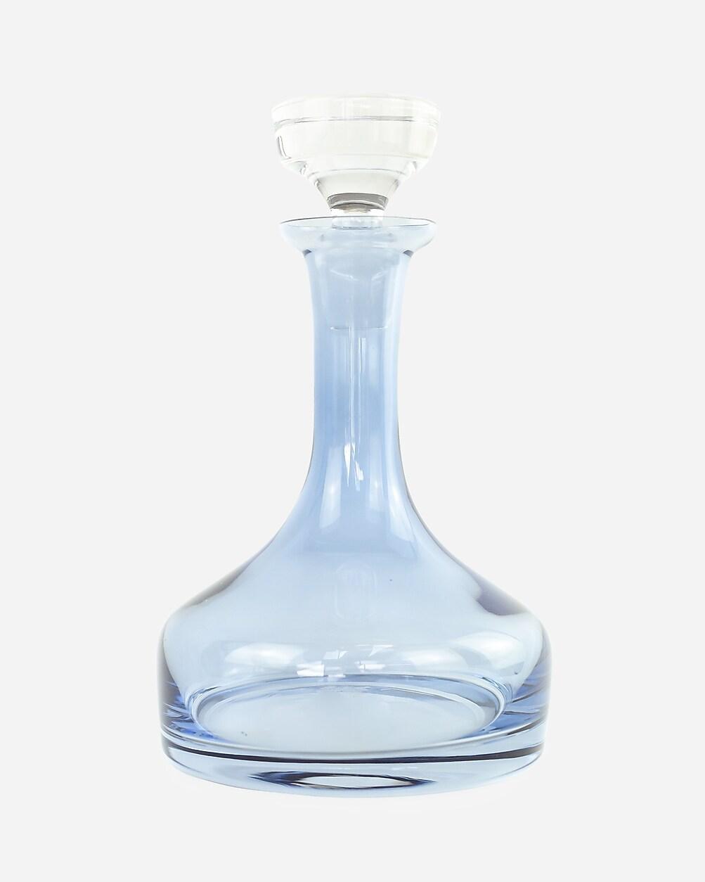 Estelle Colored Glass vogue decanter by J.CREW