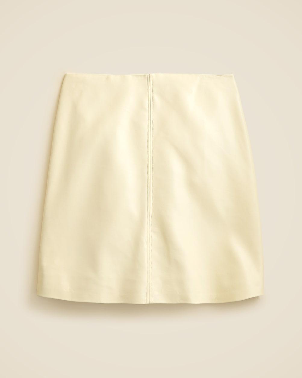 Fairfax skirt in faux leather by J.CREW