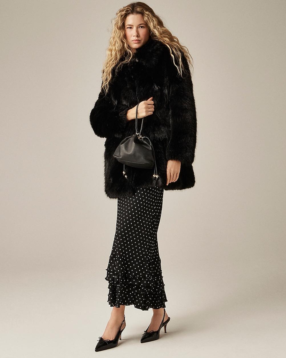 Faux-fur coat by J.CREW