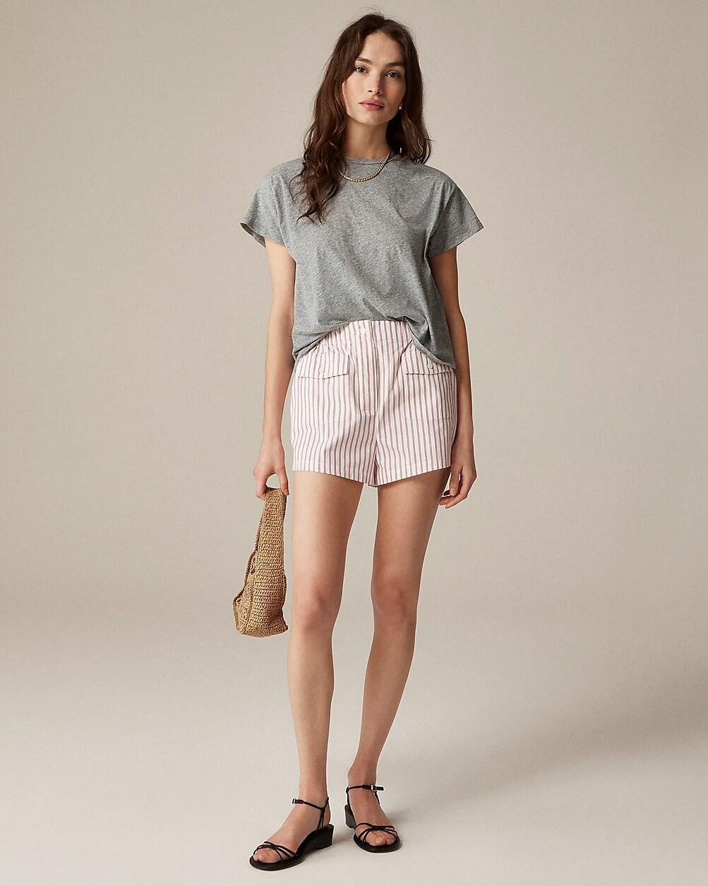 Feather jersey cropped T-shirt by J.CREW