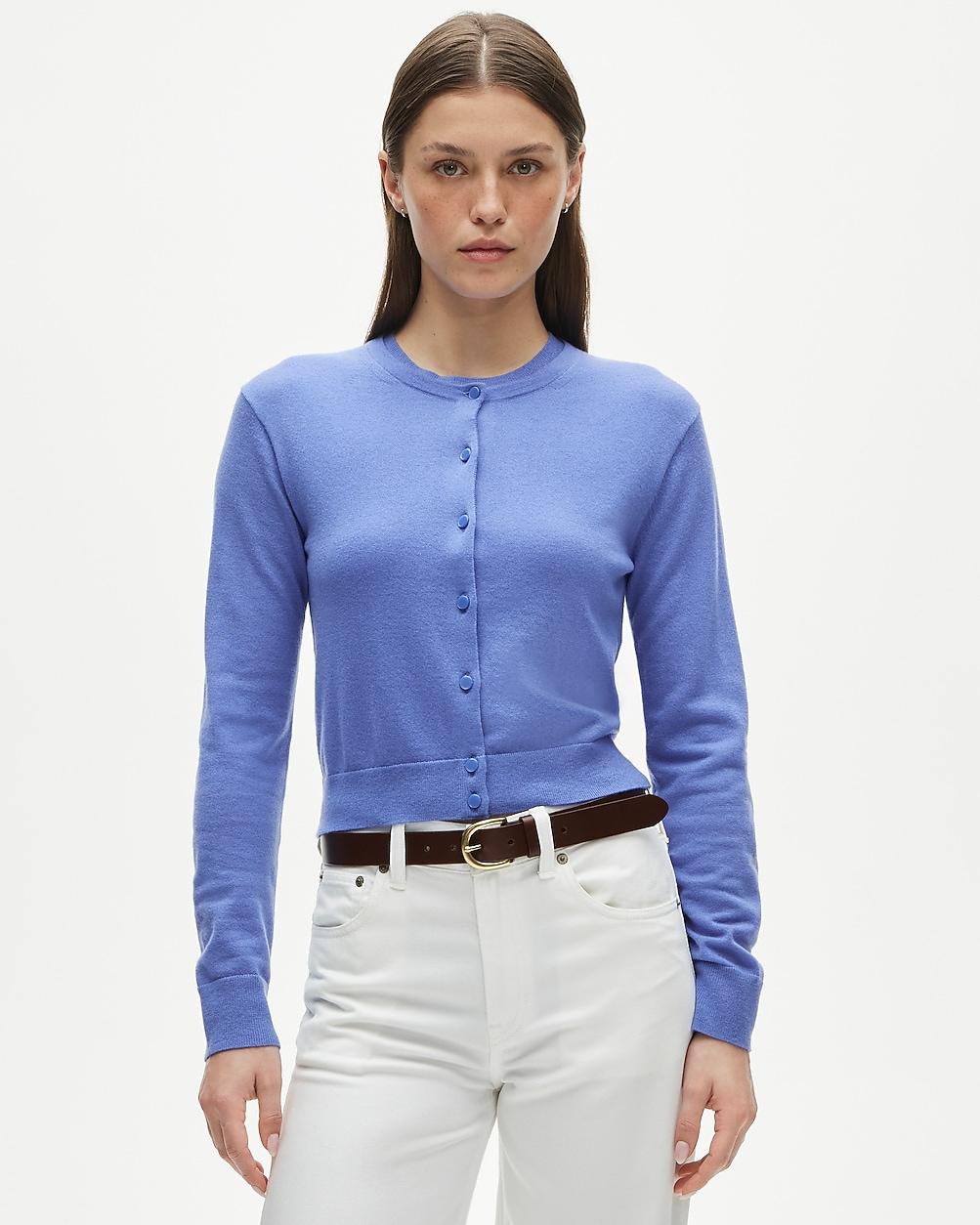 Featherweight cashmere cardigan by J.CREW