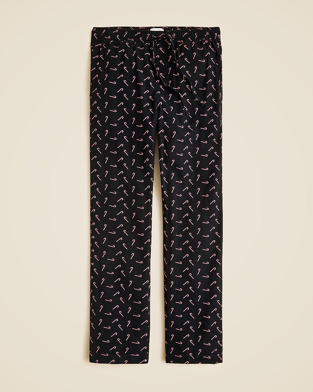 Flannel pajama pant in print by J.CREW