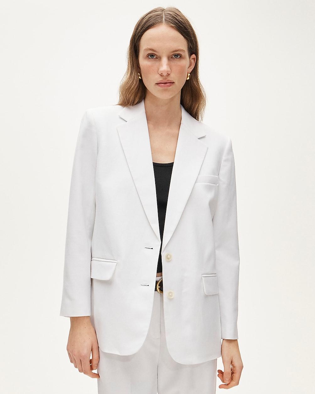 Gamine blazer in Gramercy linen blend by J.CREW