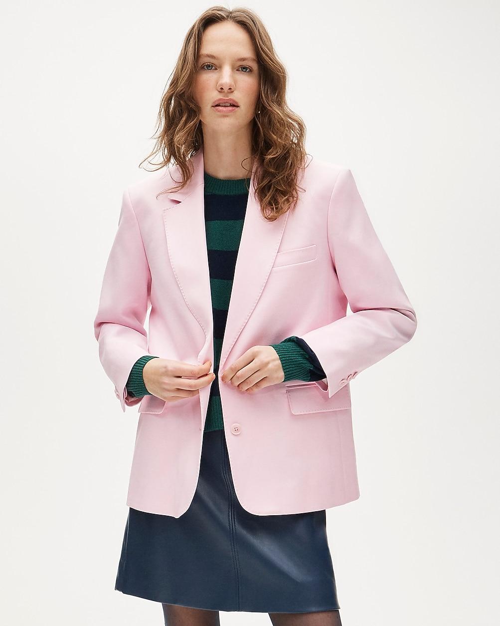 Gamine blazer in cotton-blend twill by J.CREW
