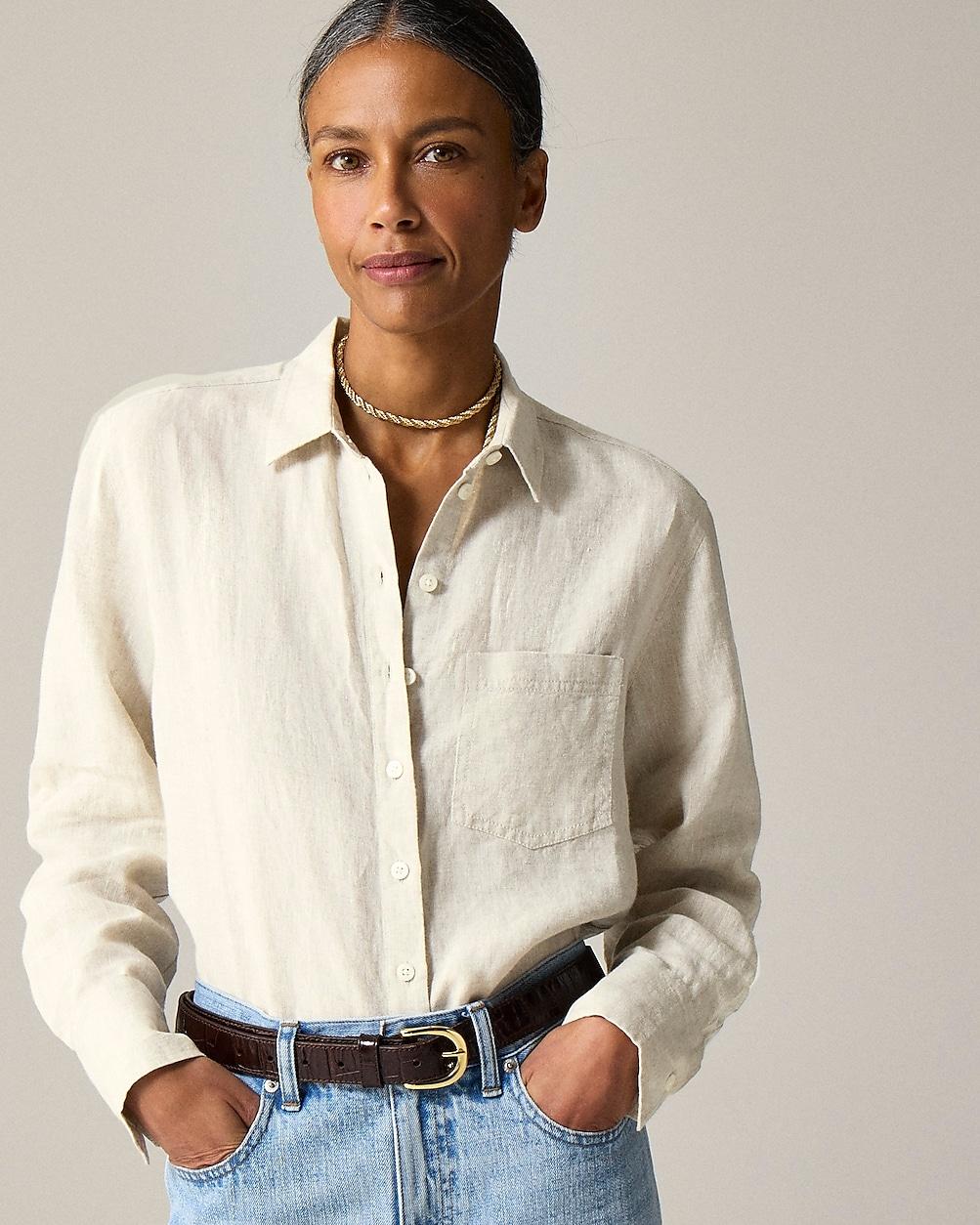 Garçon classic shirt in Baird McNutt Irish linen by J.CREW Garçon classic shirt in Baird McNutt Irish linen by J.CREW