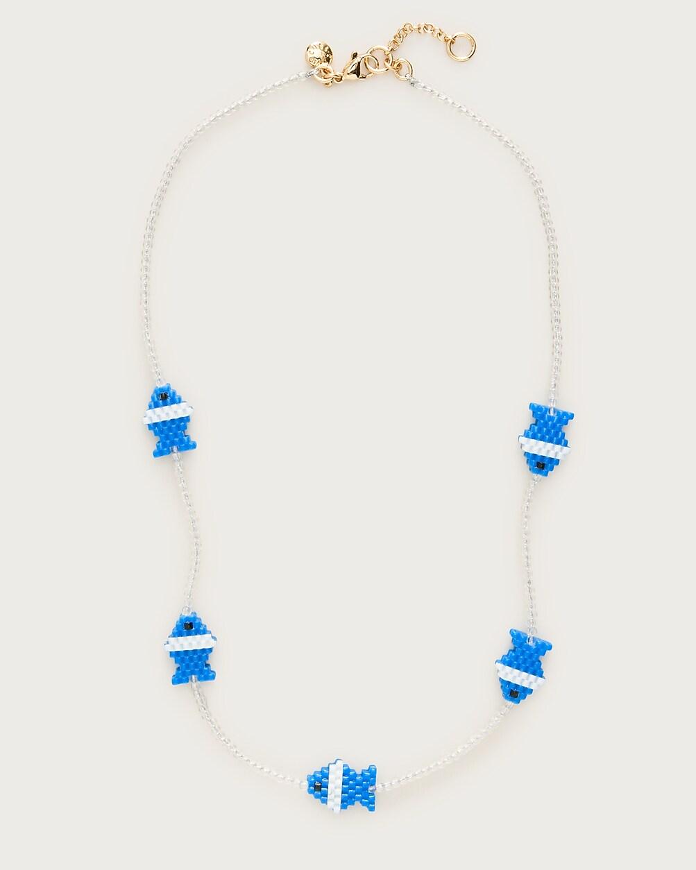 Girls' beaded fish necklace by J.CREW