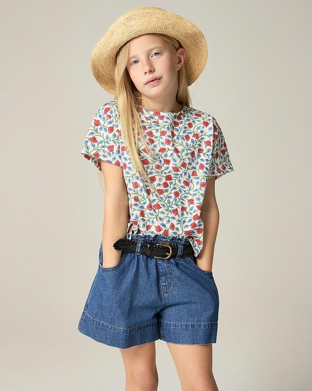 Girls' everyday T-shirt in vintage jersey by J.CREW