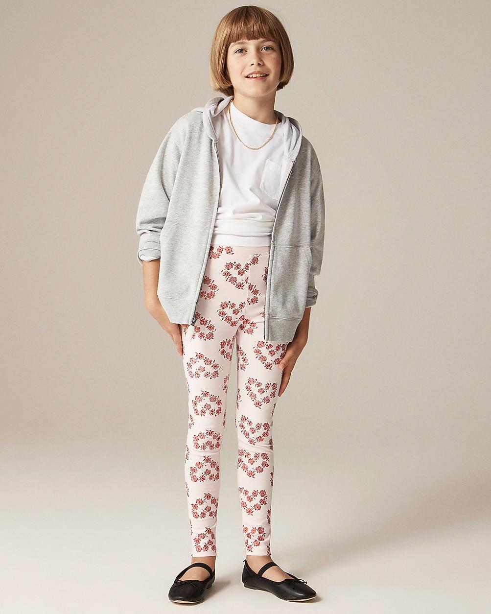 Girls' everyday leggings in holiday prints by J.CREW