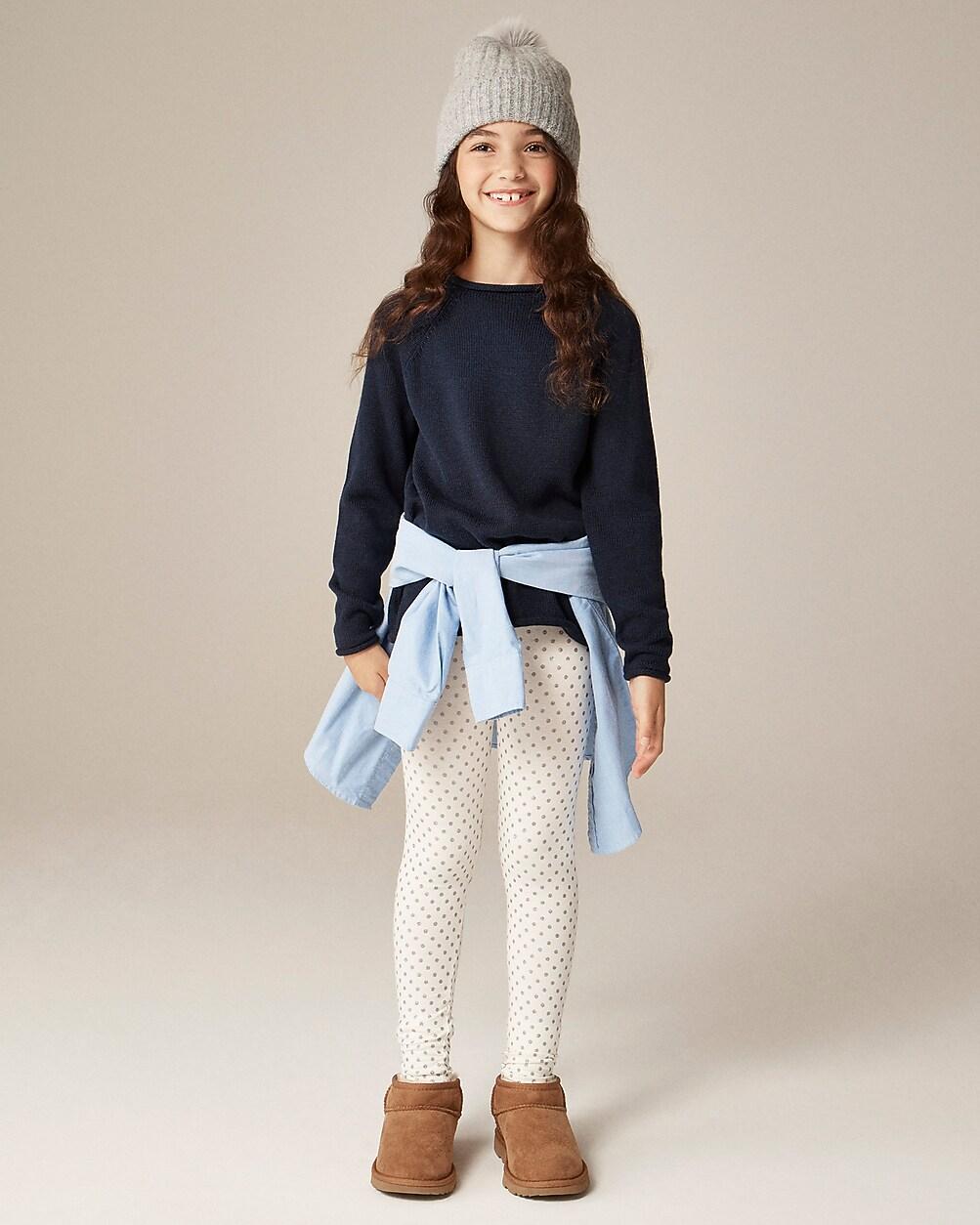 Girls' everyday leggings in holiday prints by J.CREW