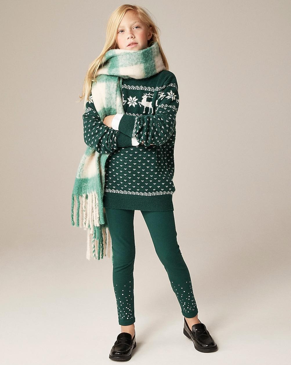 Girls' everyday leggings with hotfix crystals by J.CREW